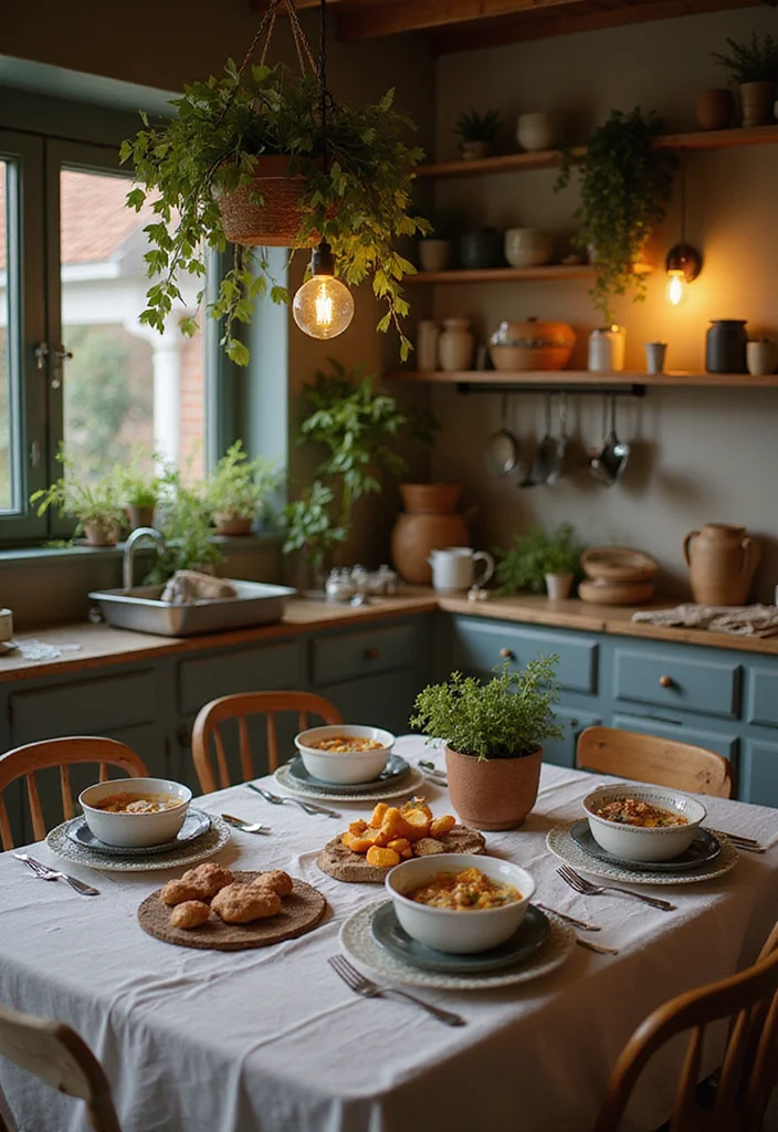 15 Rustic Kitchen Design Ideas for Warm Natural Texture 23 15 Rustic Kitchen Design Ideas for Warm Natural Texture - 3. Cozy Kitchen Styling