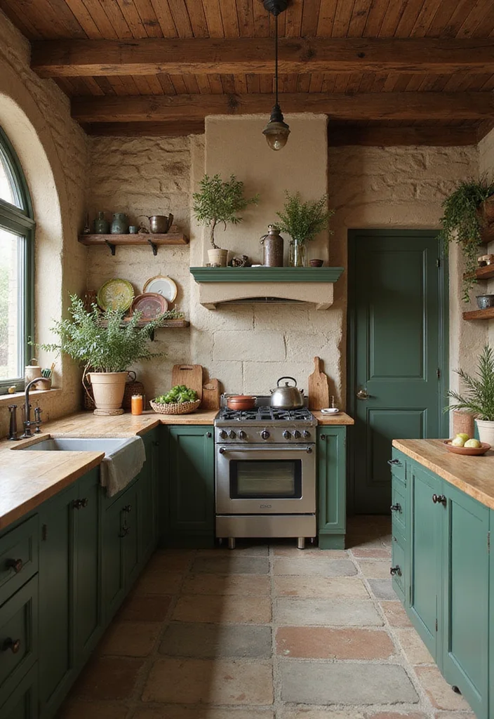 15 Rustic Kitchen Design Ideas for Warm Natural Texture 34 15 Rustic Kitchen Design Ideas for Warm Natural Texture - 4. Earthy Color Palettes