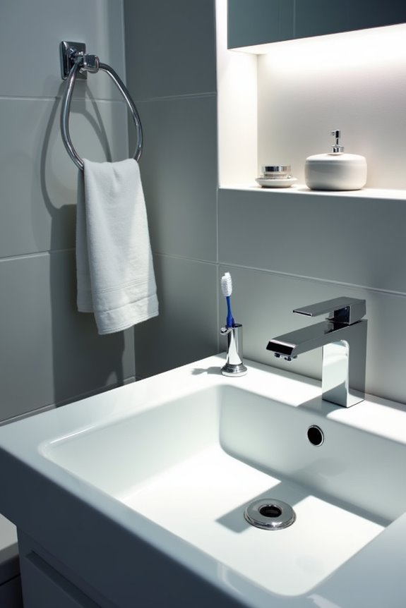 correct bathroom accessory heights