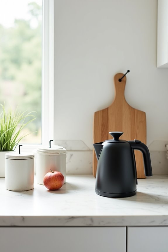 10 Ways to Decorate Your Kitchen Counters 2 countertop trio tall grounded sculptural cohesion