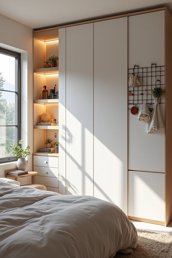 floor to ceiling built ins wall storage