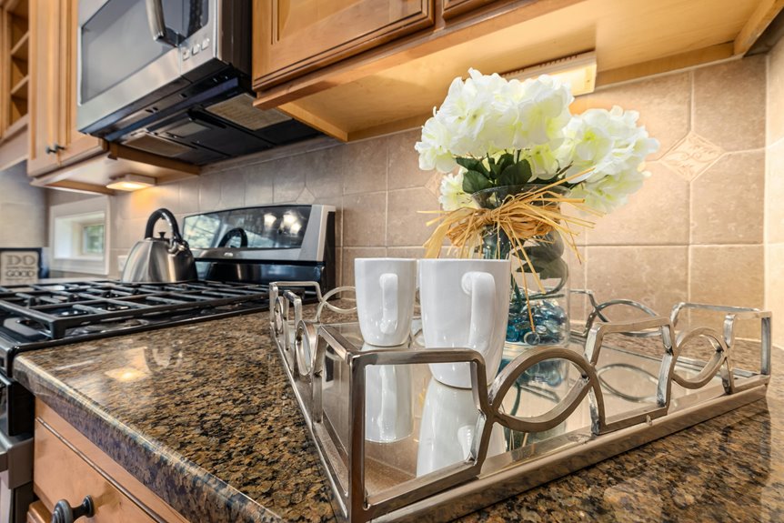 kitchen counters decorating ideas list