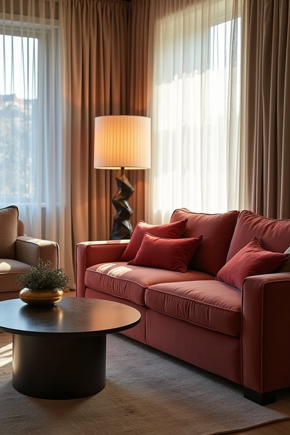 layered lighting and balanced color proportions