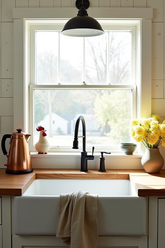 modern farmhouse livable mixed materials