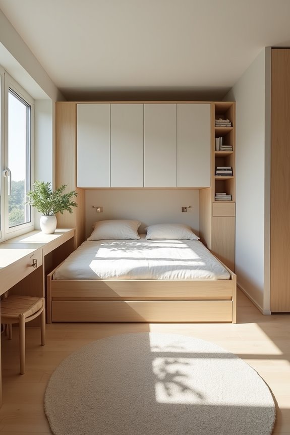 multifunctional furniture maximizes space