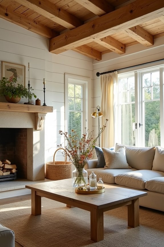 open plan farmhouse practicality durable finishes