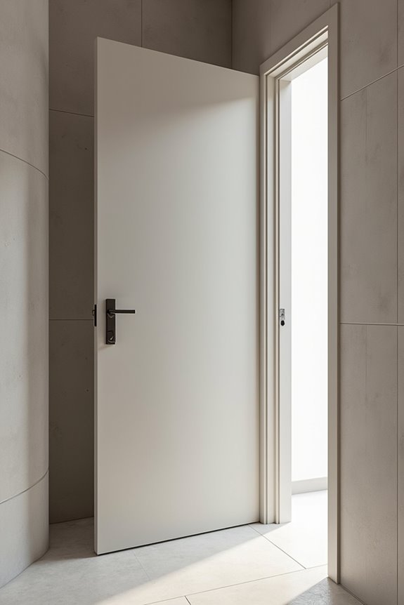 pocket and sliding doors reclaim space