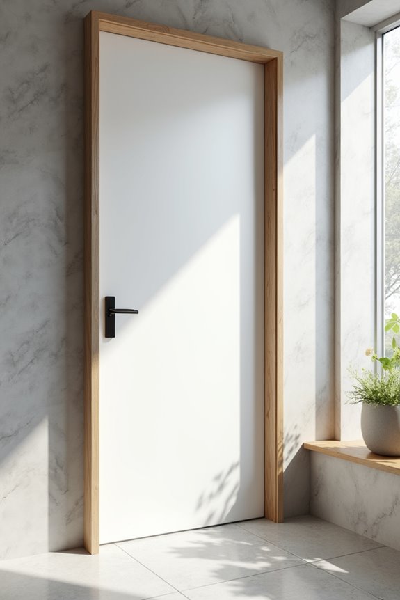 pocket doors save bathroom space