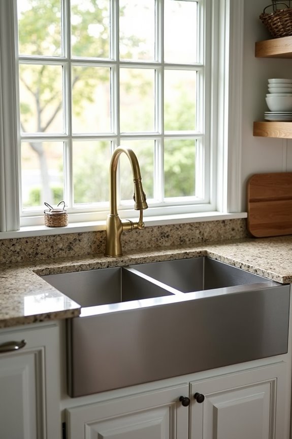 single vs double farmhouse sink dynamics