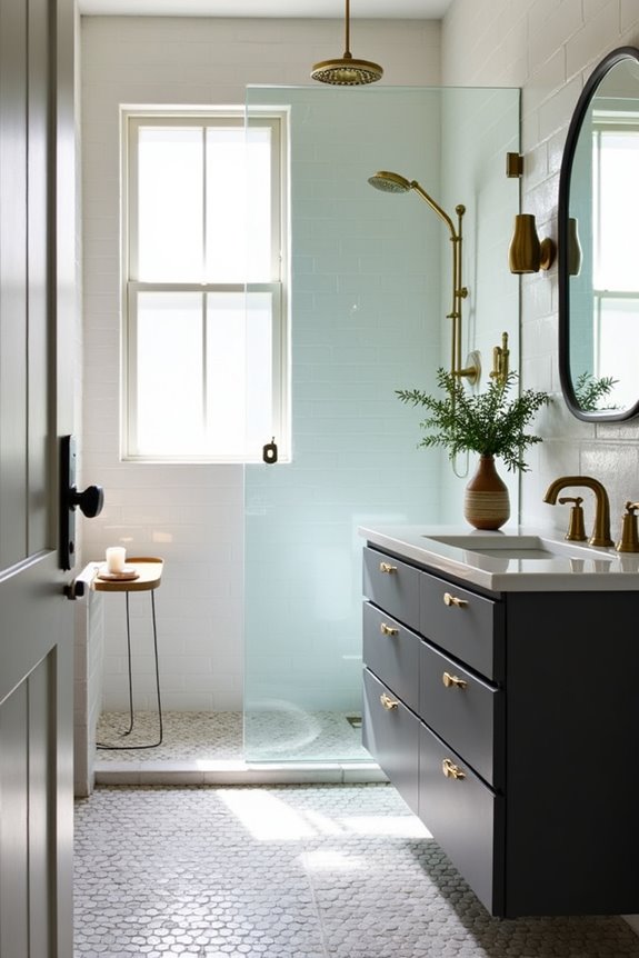 small baths high per square foot costs
