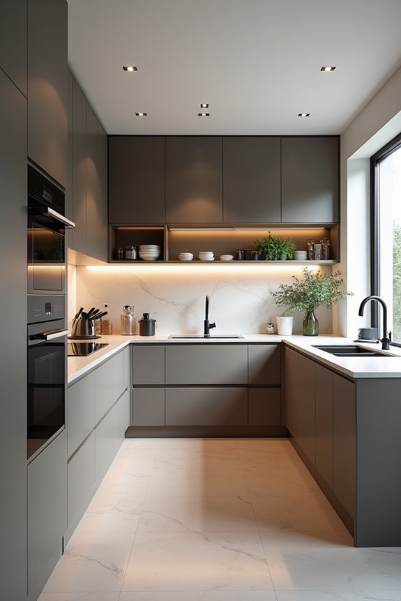 10 Most Efficient Kitchen Designs for Modern Homes 3 smart corner storage maximizes space