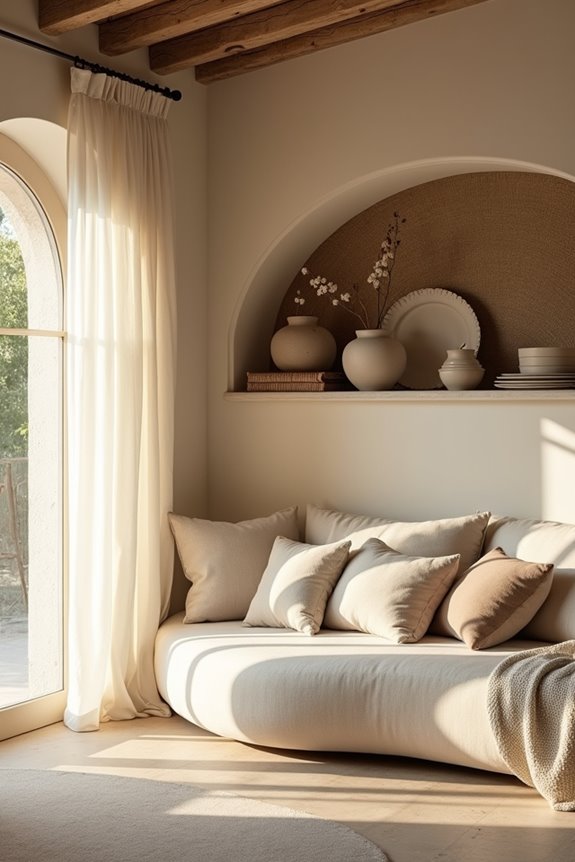 soft curves warm neutrals inviting spaces