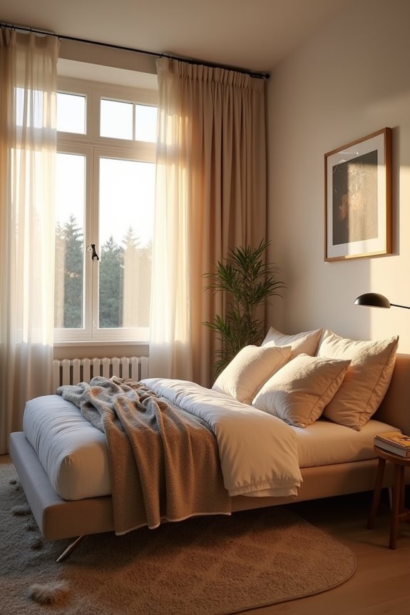 warm textiles and multifunctional living
