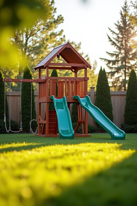 year round swing set discounts with ar visualization